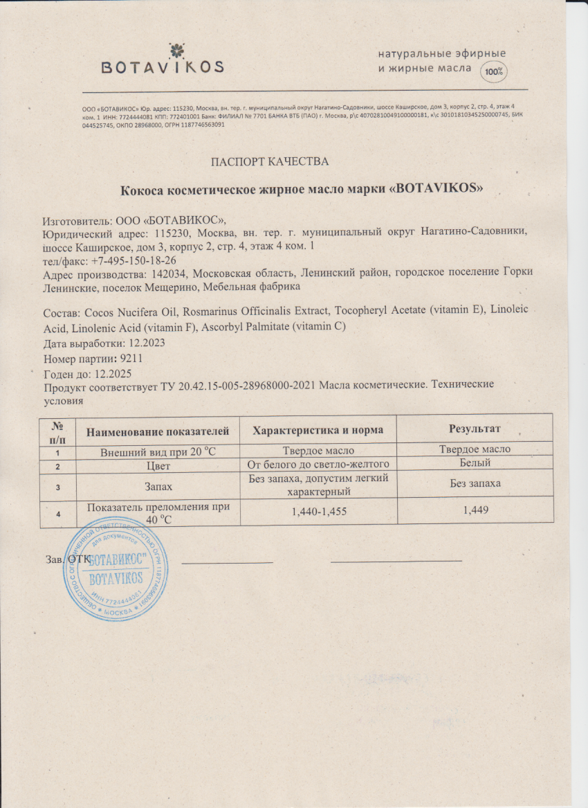 Паспорт №122023
